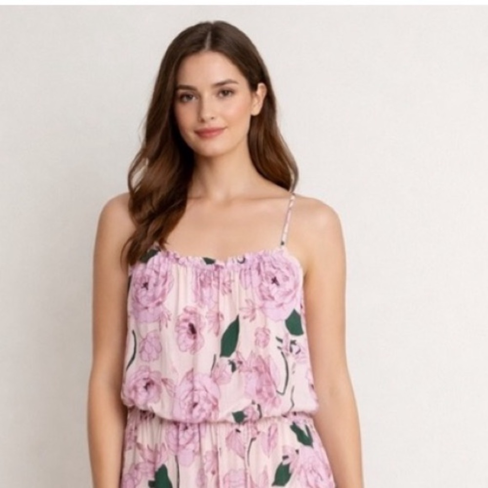 Lost + Wander Hawaiian Rose Tiered Maxi Sun Dress - Picture 5 of 16